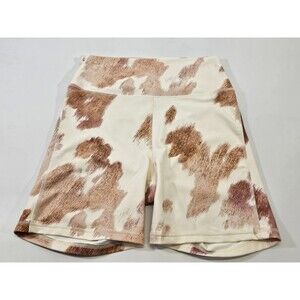 WeWoreWhat‎ Women's M Cowhide Bike Biking Shorts Athletic Running Athleisure EUC